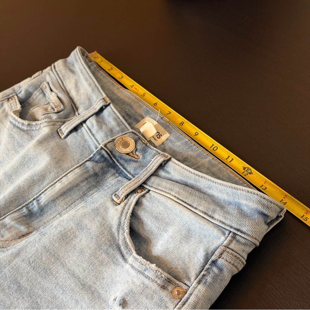 M Jeans by Maurice’s straight ankle cuff size 8 short hight waist (Bin #1) - Picture 6 of 9